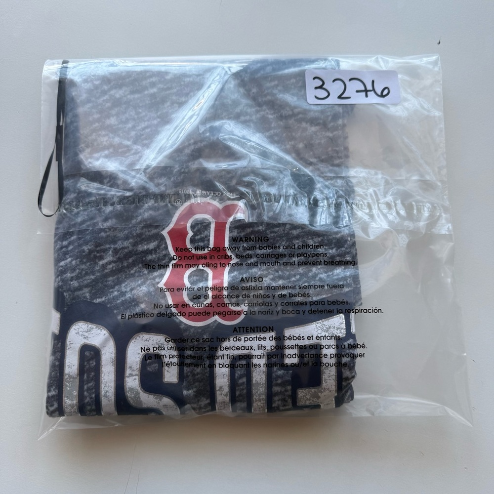 New Era Boston Red Sox Womens Gray Raglan Short Sleeve T Shirt - Picture 12 of 12